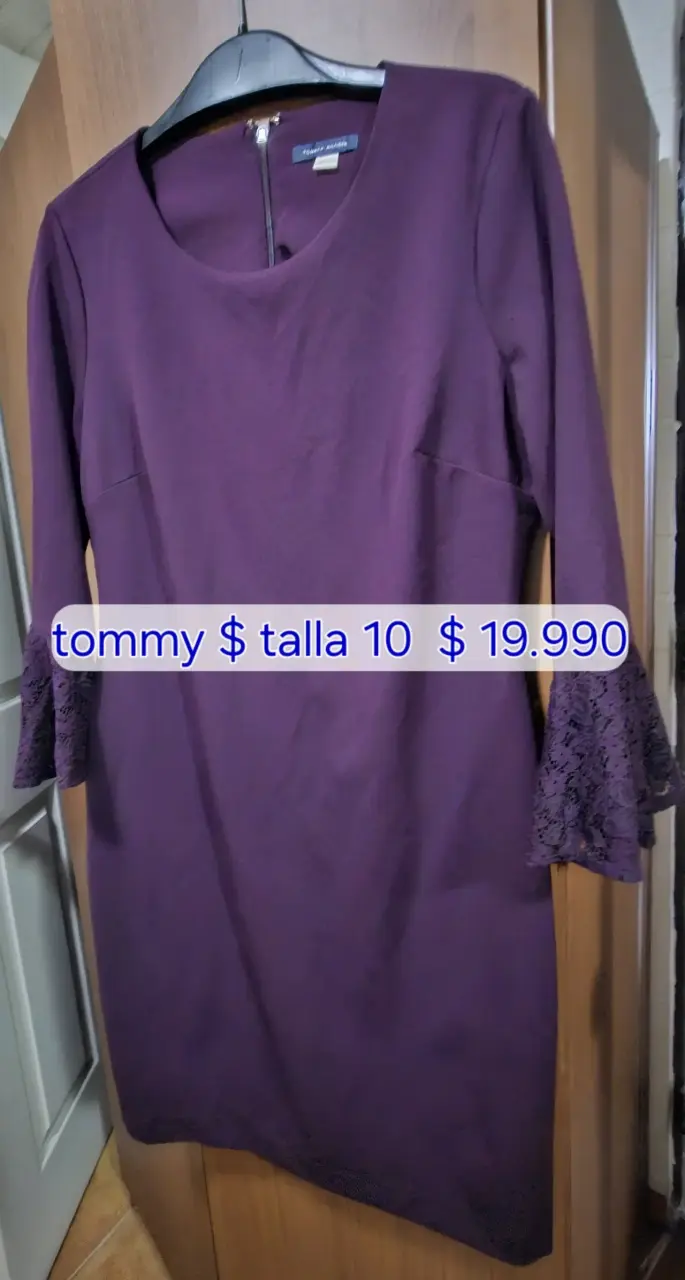 Vestido Calvin Klein bicolor talla S - 5