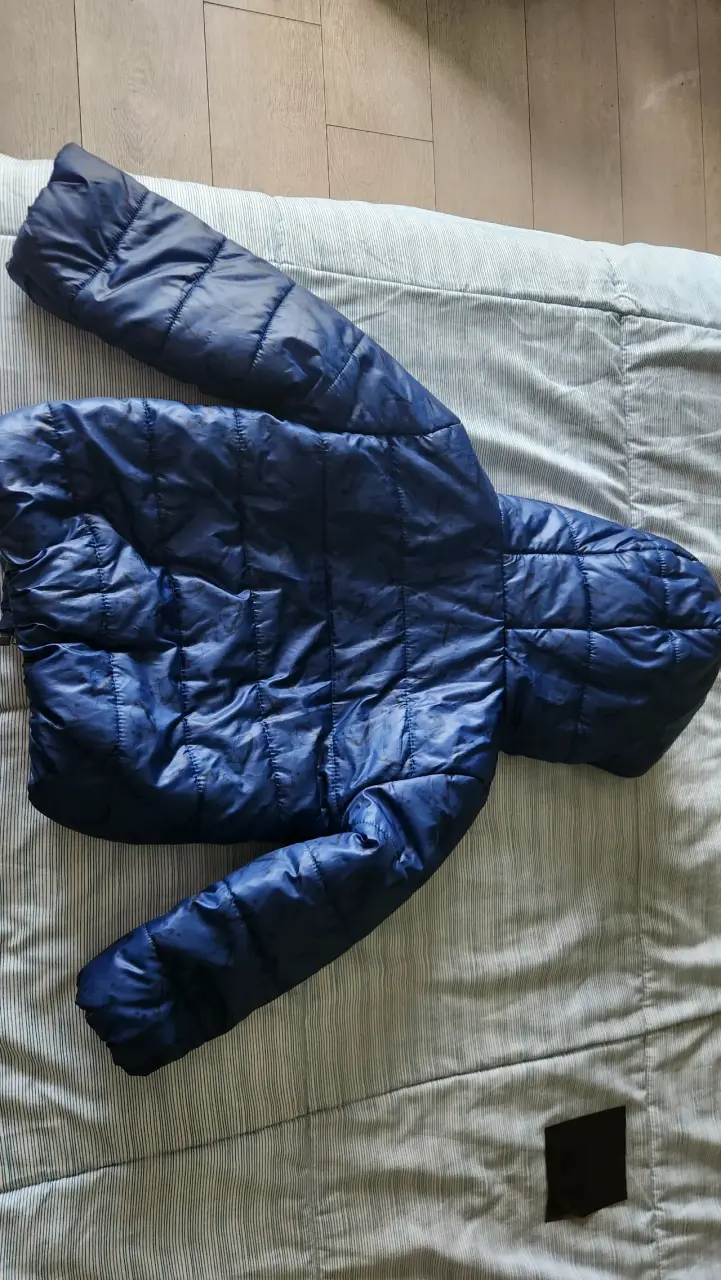 Chaqueta acolchada azul para bebé 36 meses - 2
