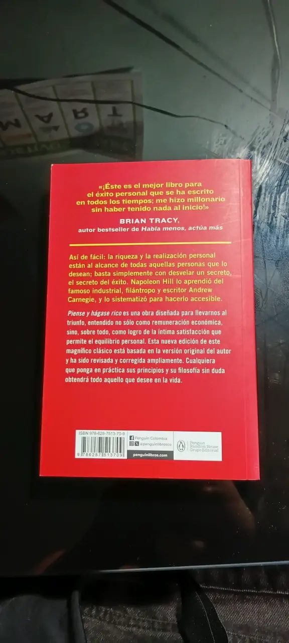 Libro 'Piense y Hágase Rico' de Napoleon Hill - 2