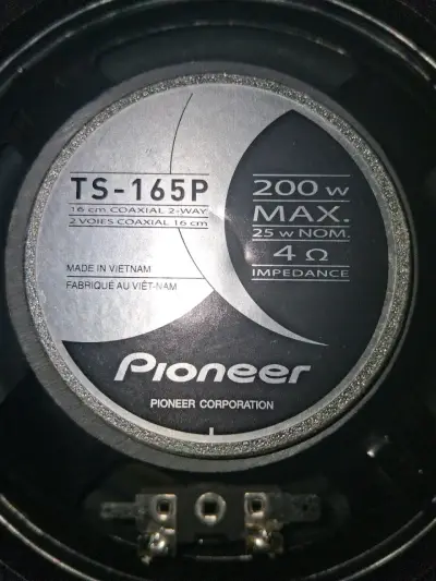 Parlantes coaxiales Pioneer TS-165P 200W - miniatura 1