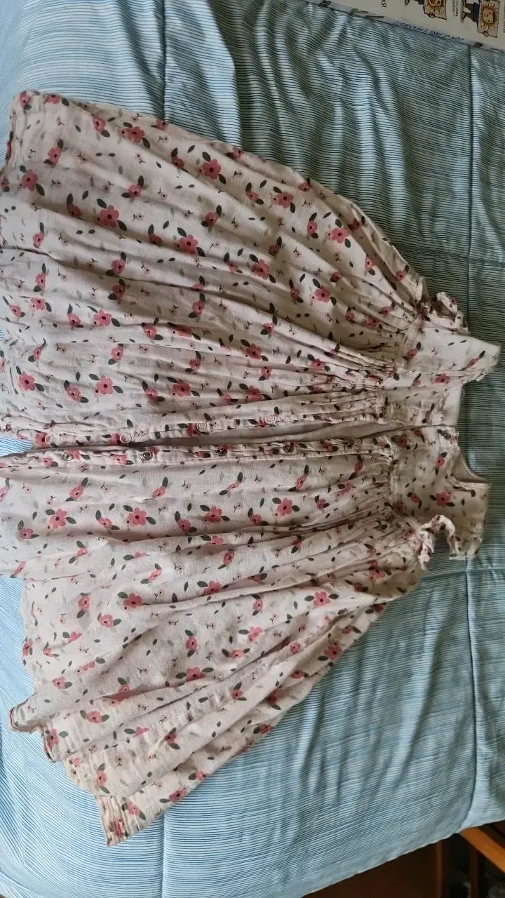 Vestido infantil con estampado floral - 2