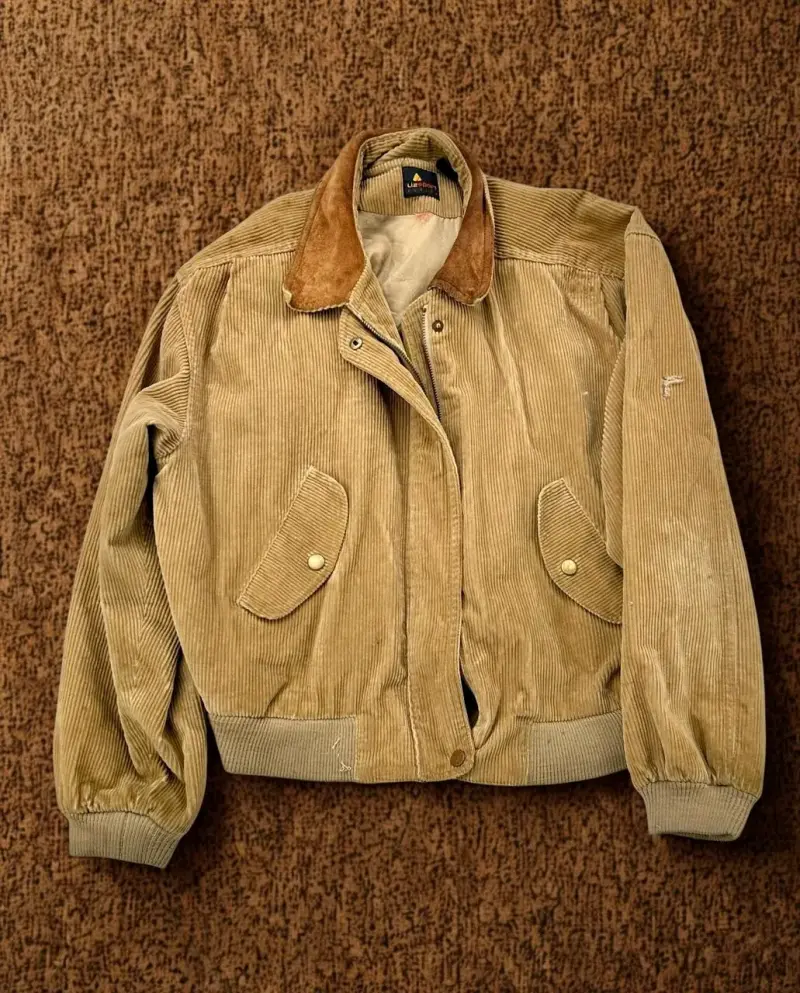 Chaqueta de pana marrón Lee Storm Rider