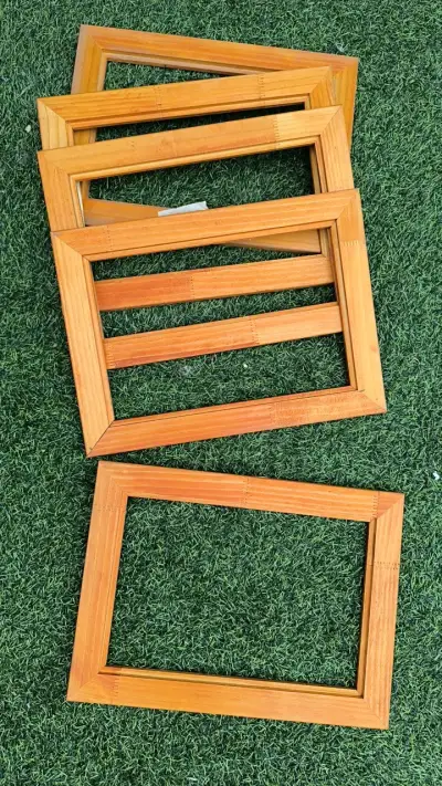 Lote de marcos de madera para manualidades - miniatura 1