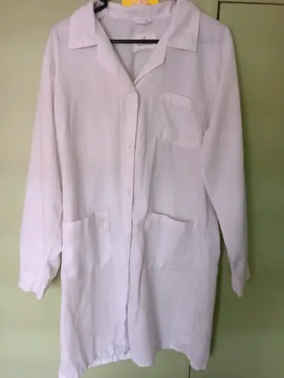 Delantal Blanco Unisex Talla M Boulevard - miniatura 1