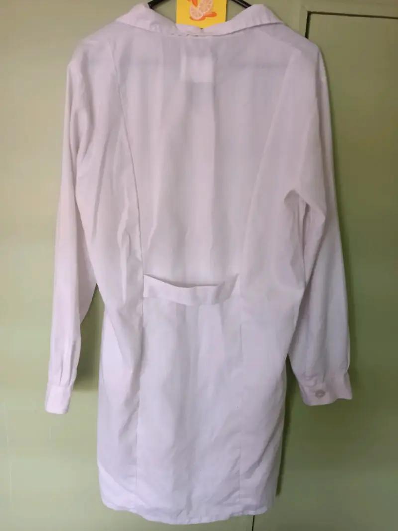 Delantal Blanco Unisex Talla M Boulevard - 2