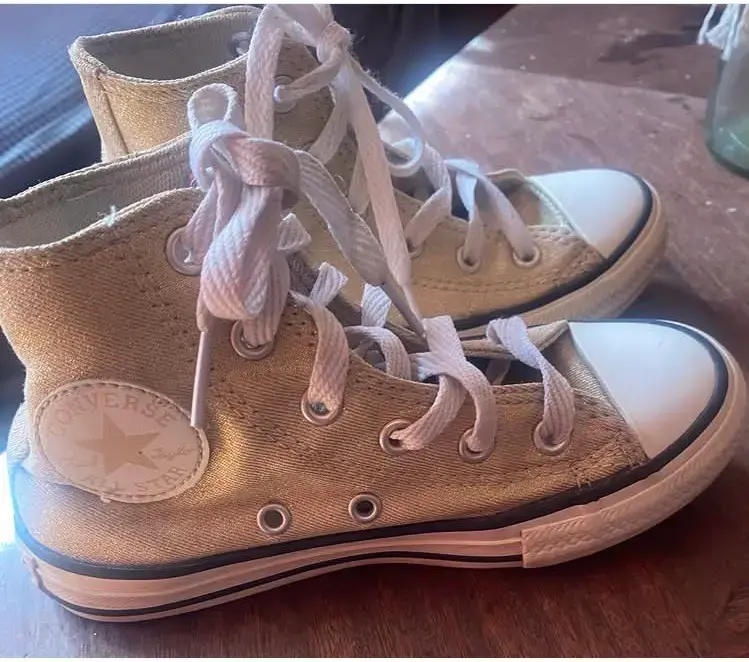 Zapatillas Converse Beige Altas