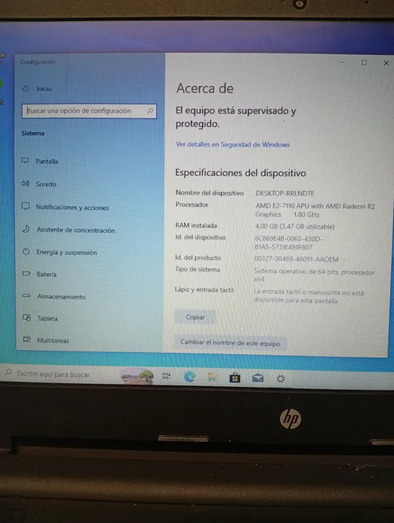 Notebook HP con pantalla de 15 pulgadas - 2