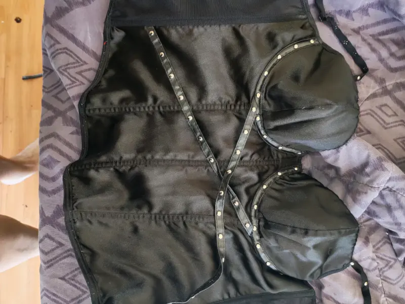 Vestido negro con lentejuelas XXL - 2