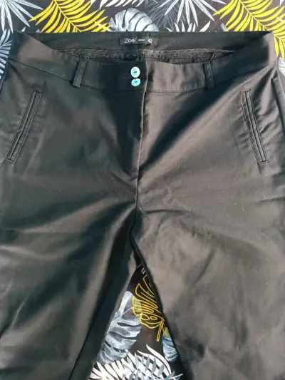 Pantalon negro de vestir Zibel talla 42 - miniatura 1