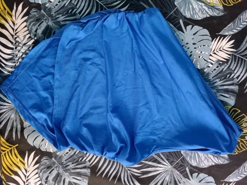 Polera azul de tela ligera para mujer - 2