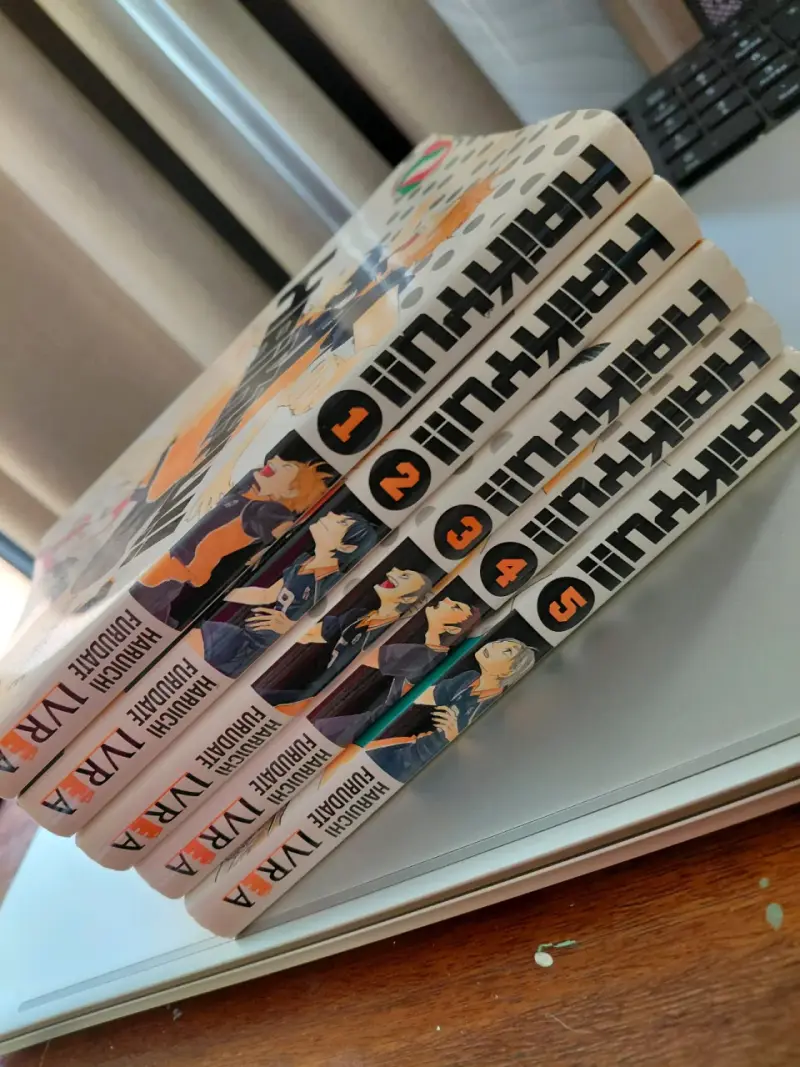 tomos de haikyuu!! 1-5