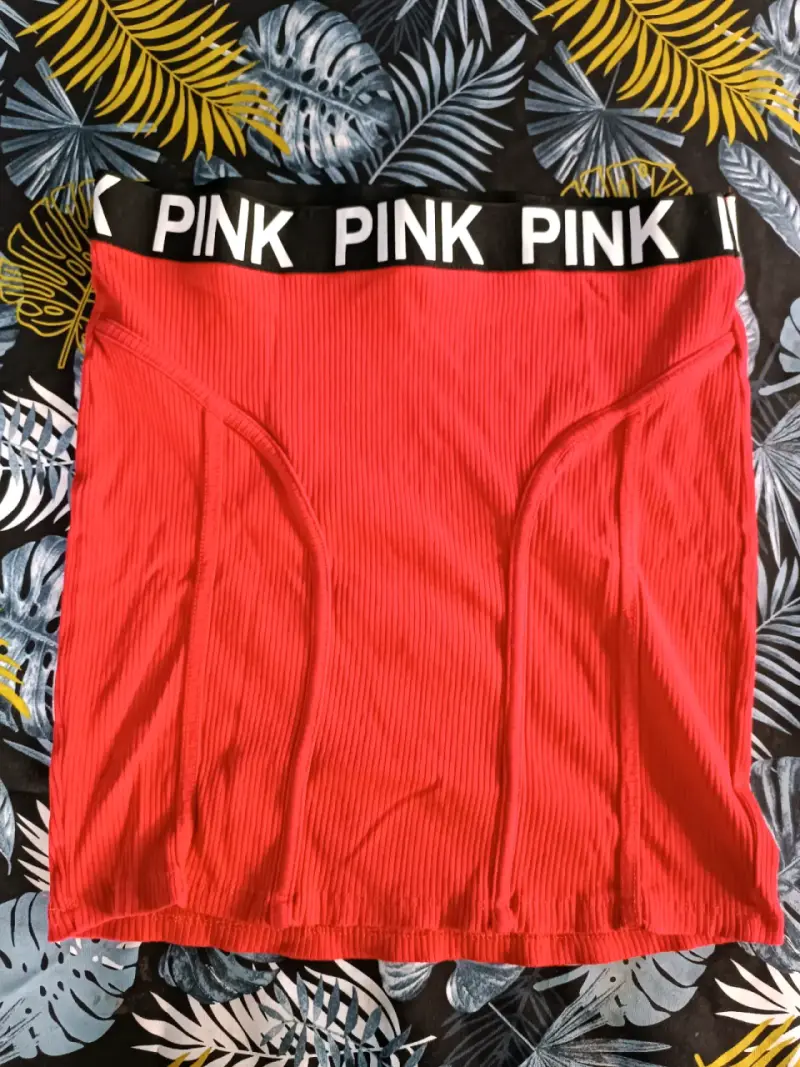 Conjunto deportivo rojo con banda elástica Pink - 3