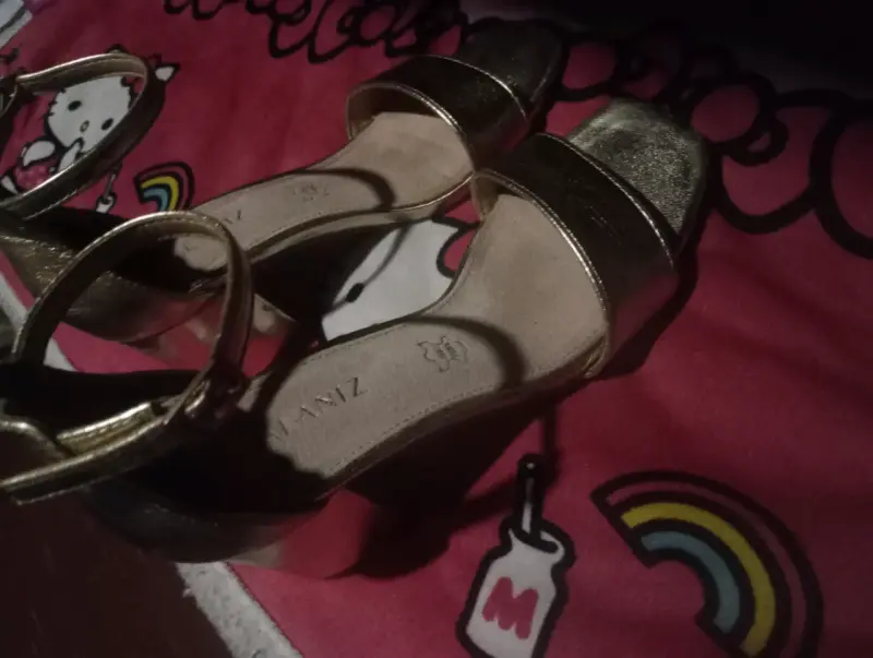Sandalias de tacón bajo negras elegantes - 2