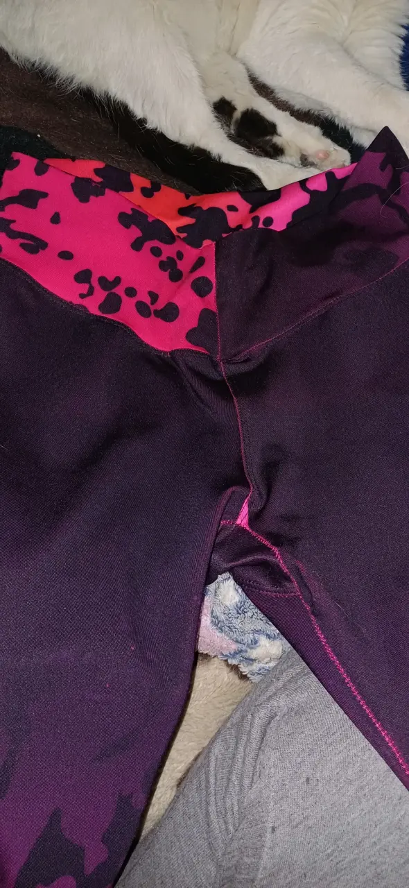Leggings deportivos con diseño degradado rosa y negro - 5