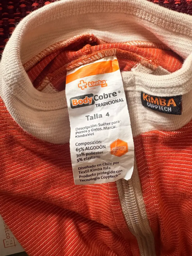 Ropa post-quirúrgica para perros y gatos Kimba Talla 4 - 4