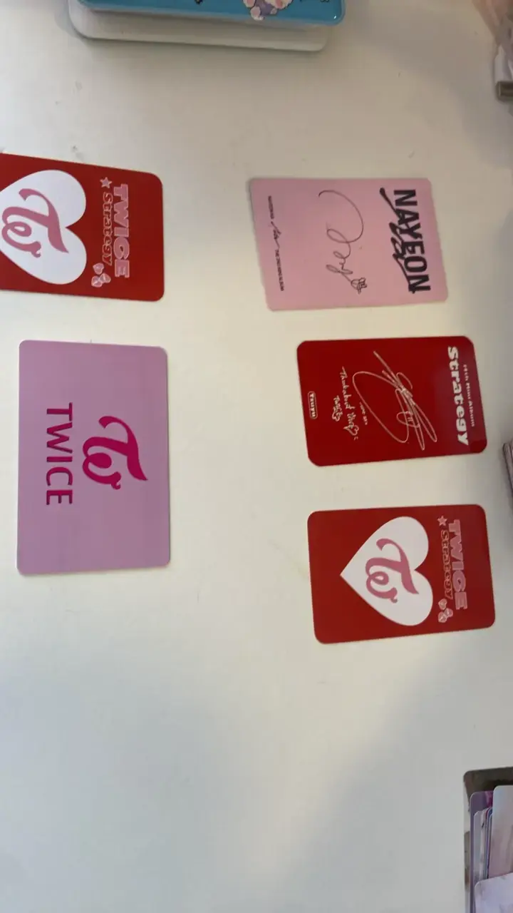 Set 5 Photocards de TWICE Reales de álbum - 2