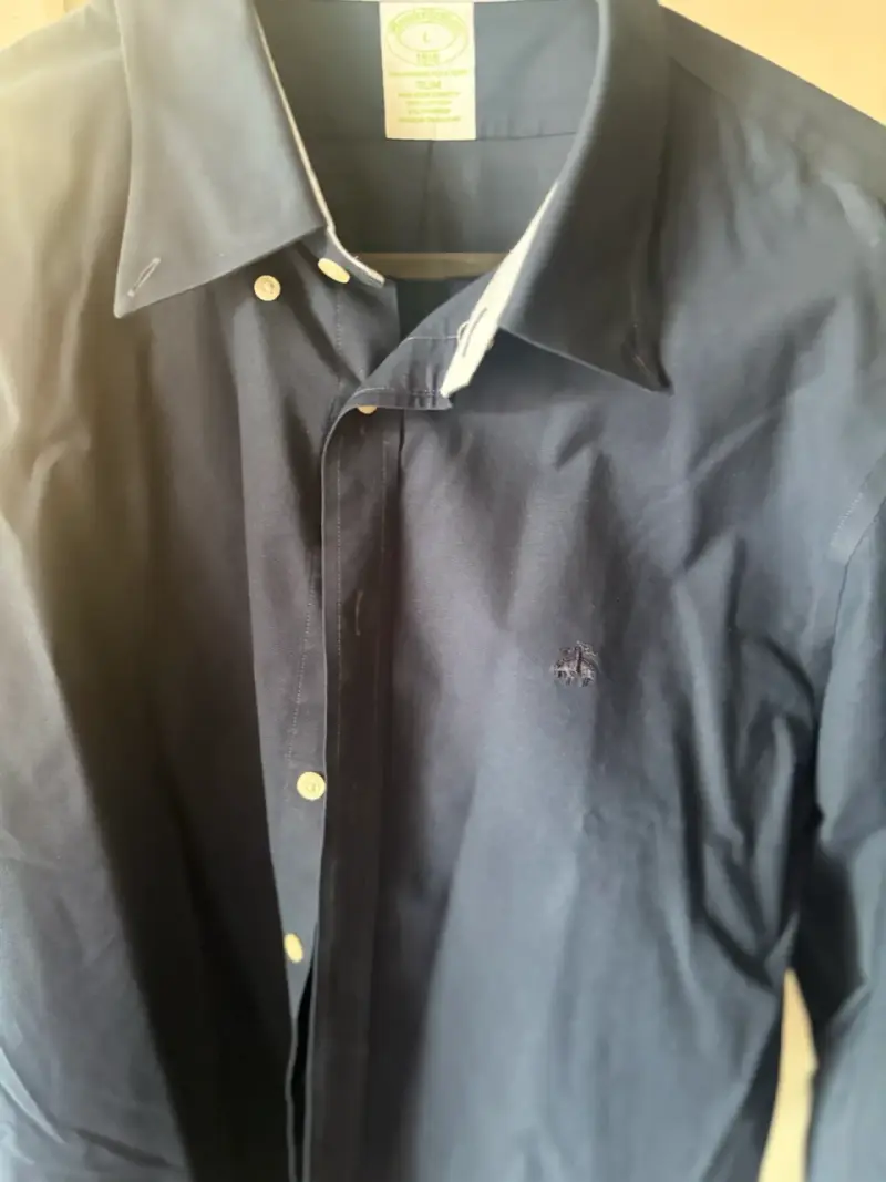 Camisa de vestir azul marino Brooks Brothers - 6