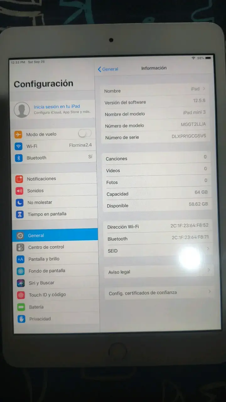 iPad Mini 3 en muy buen estado - 6