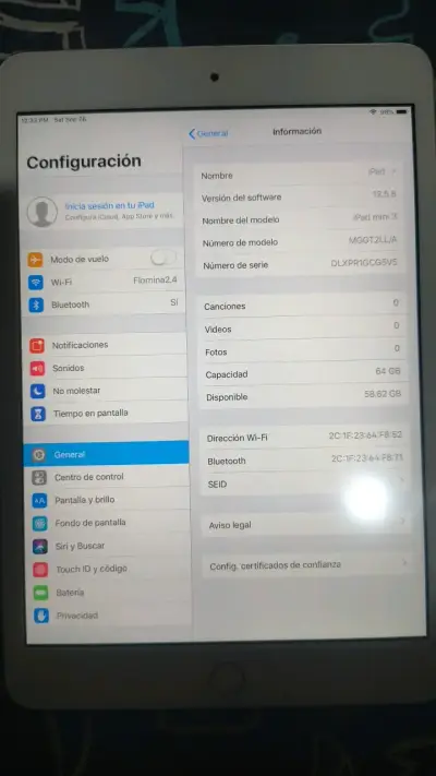 iPad Mini 3 en muy buen estado - miniatura 6