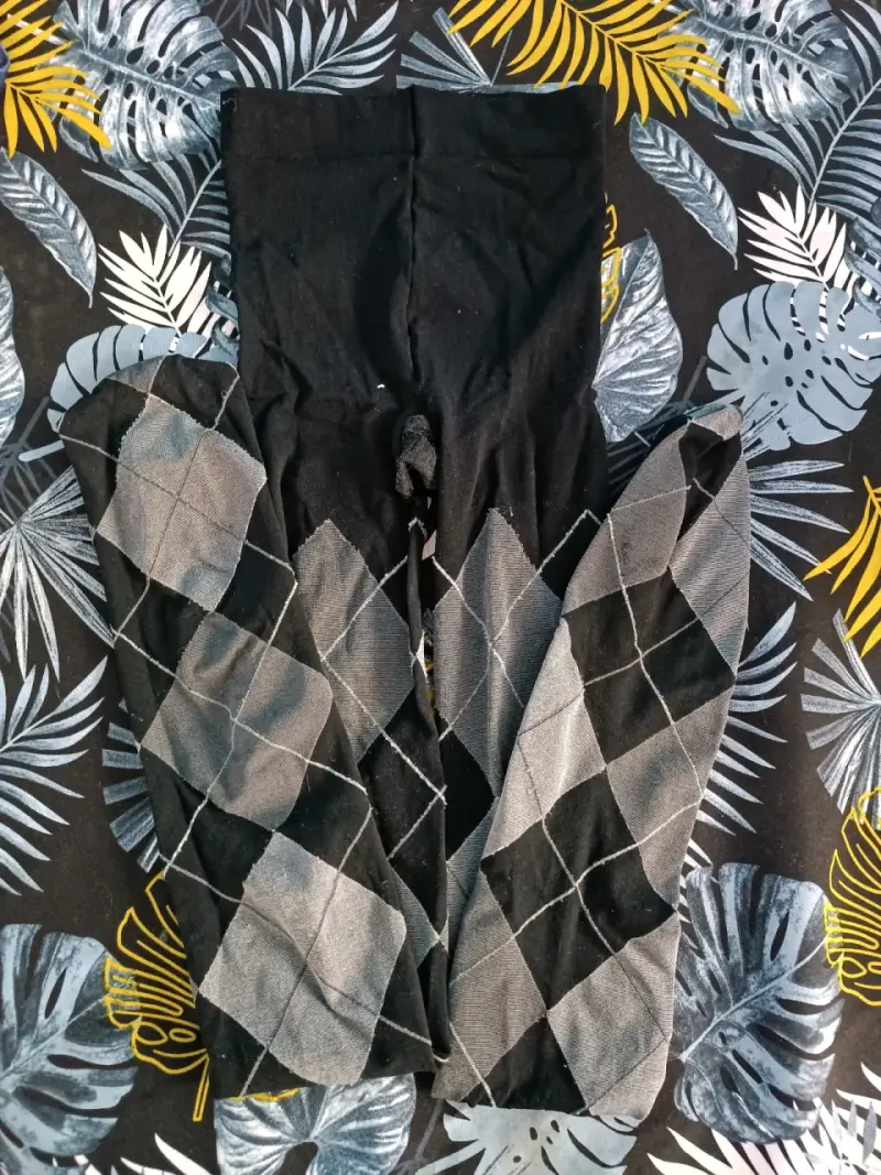 Pantys con diseño a rombos - 2