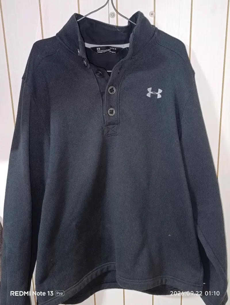 Polerón Negro Under Armour ColdGear Hombre - 1