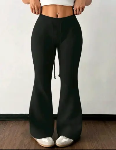 Buso flare negros para mujer talla s nuevos - miniatura 1