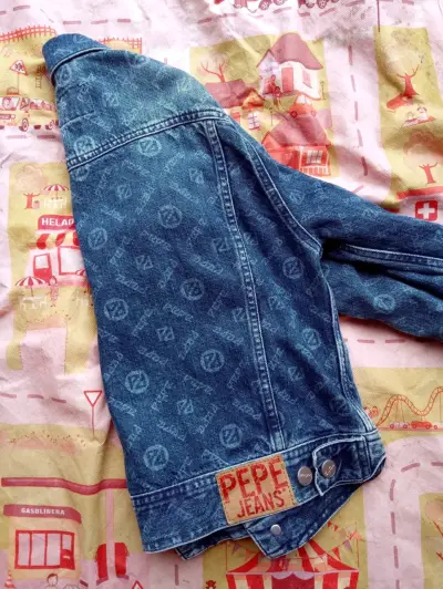 Chaqueta de mezclilla Pepe Jeans azul talla xs - miniatura 2