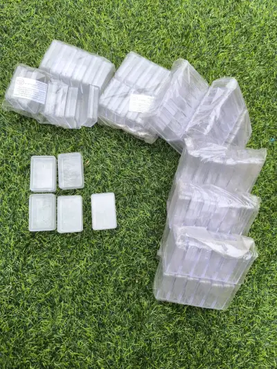 Cajas plásticas transparentes pequeñas para almac - miniatura 2