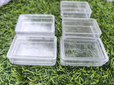Cajas plásticas transparentes pequeñas para almac - miniatura 3