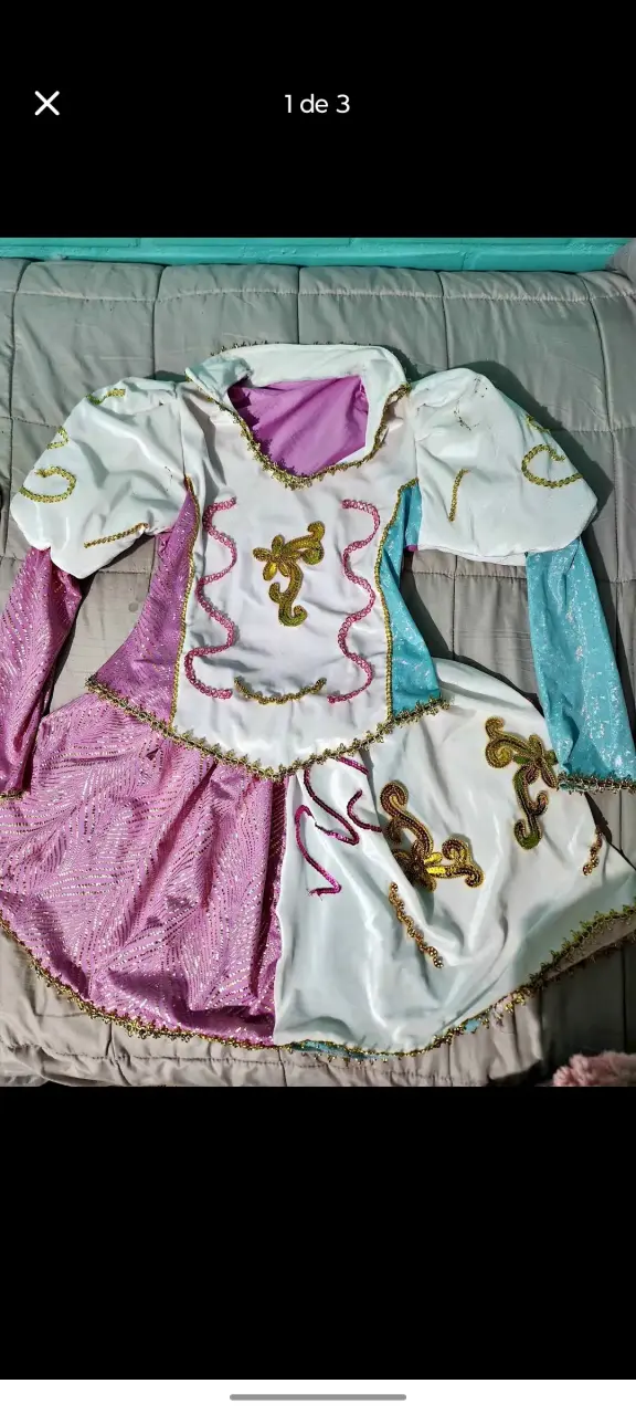 Disfraz de Carnaval para Niña Multicolor