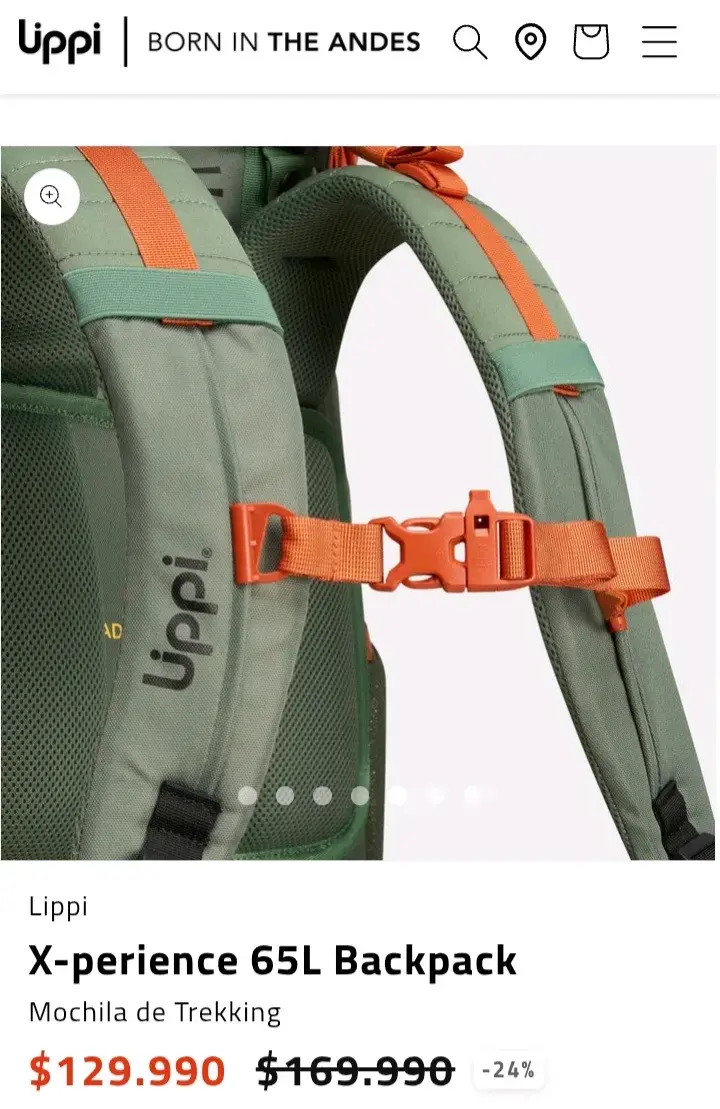 Mochila de Trekking Lippi X-perience 65L Verde - 4