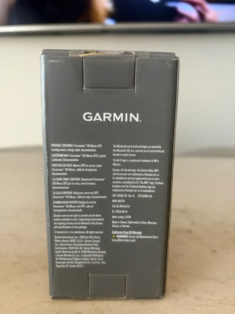 Reloj GPS Garmin Forerunner 165 music Negro - 3