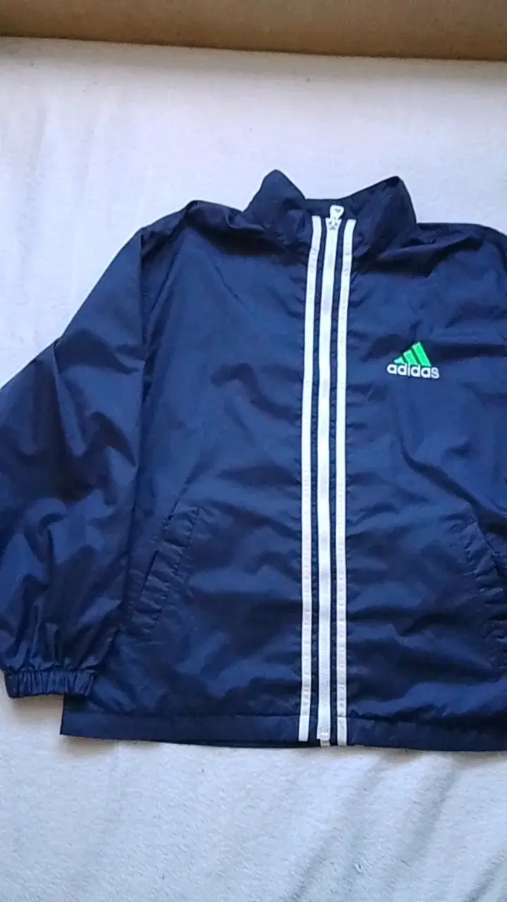Chaqueta deportiva azul Adidas talla L - 5