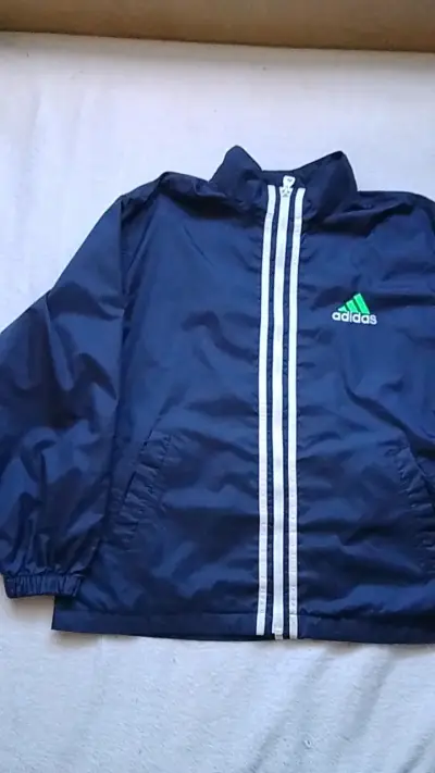 Chaqueta deportiva azul Adidas talla L - miniatura 5