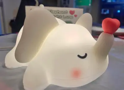 Lámpara LED de silicona elefante - miniatura 2