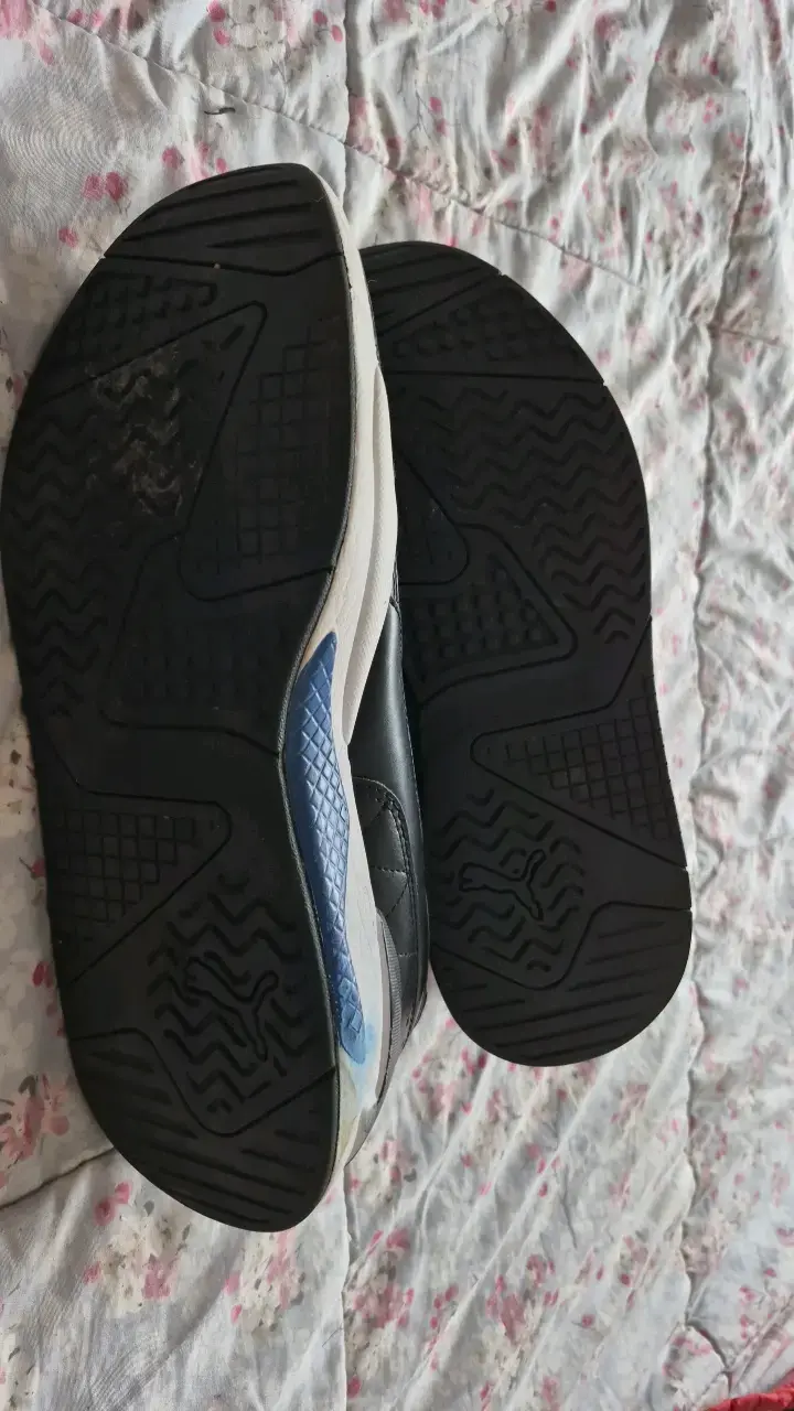 Zapatillas deportivas Puma negras y azules - 4