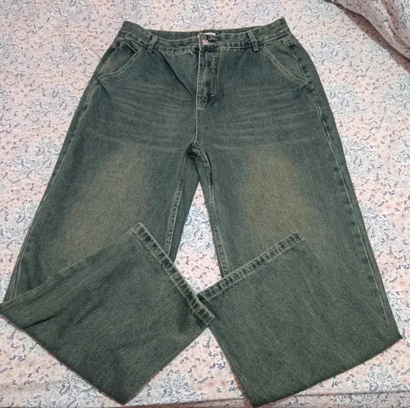 Jeans baggy de mezclilla unisex