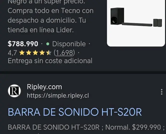 Home cinema Sony ht-s20r - 5