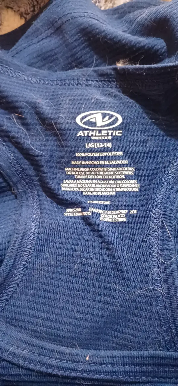 Polera sin mangas azul Athletic para hombre - 3