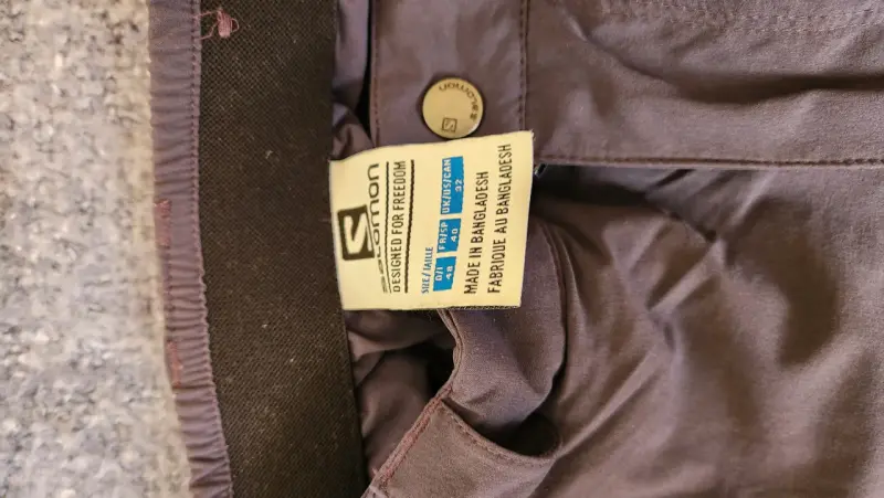 Pantalones de senderismo Salomon marrones - 2