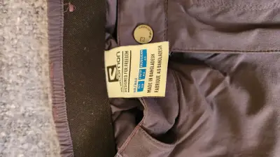Pantalones de senderismo Salomon marrones - miniatura 2
