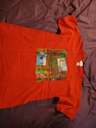 Polera roja estampada Wrangler unisex - miniatura 1