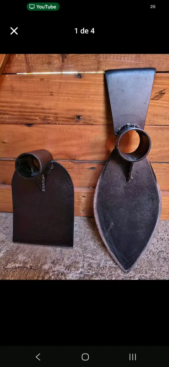 Combo de azadones de acero para jardinería