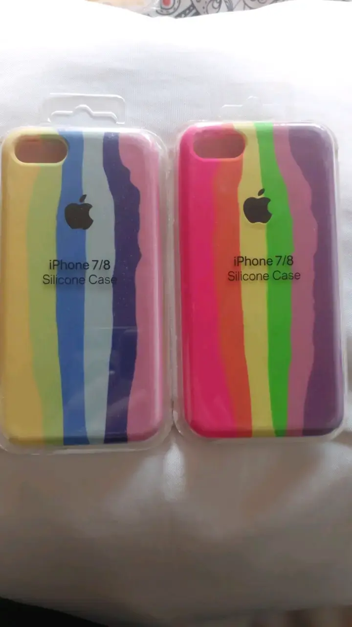 Fundas de silicona para iPhone 7/8 multicolor - 2
