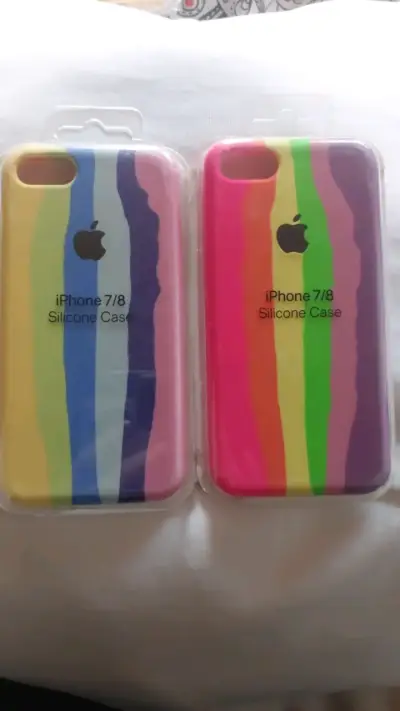 Fundas de silicona para iPhone 7/8 multicolor - miniatura 2