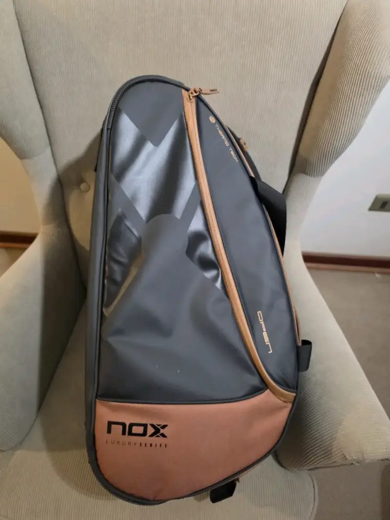 Bolso Padel Nox Luxury Series Negro Marron - 2
