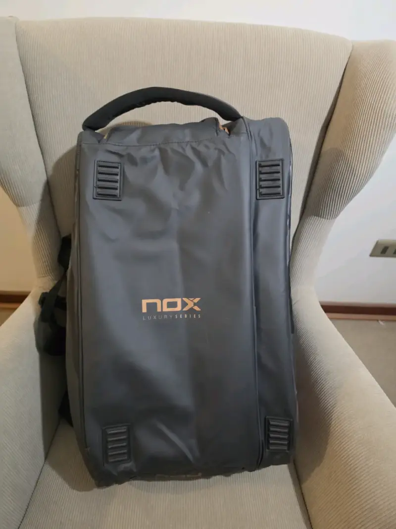 Bolso Padel Nox Luxury Series Negro Marron - 3