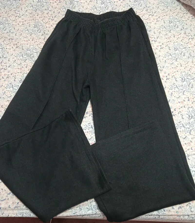 Buzo negro Palazzo para mujer - 1
