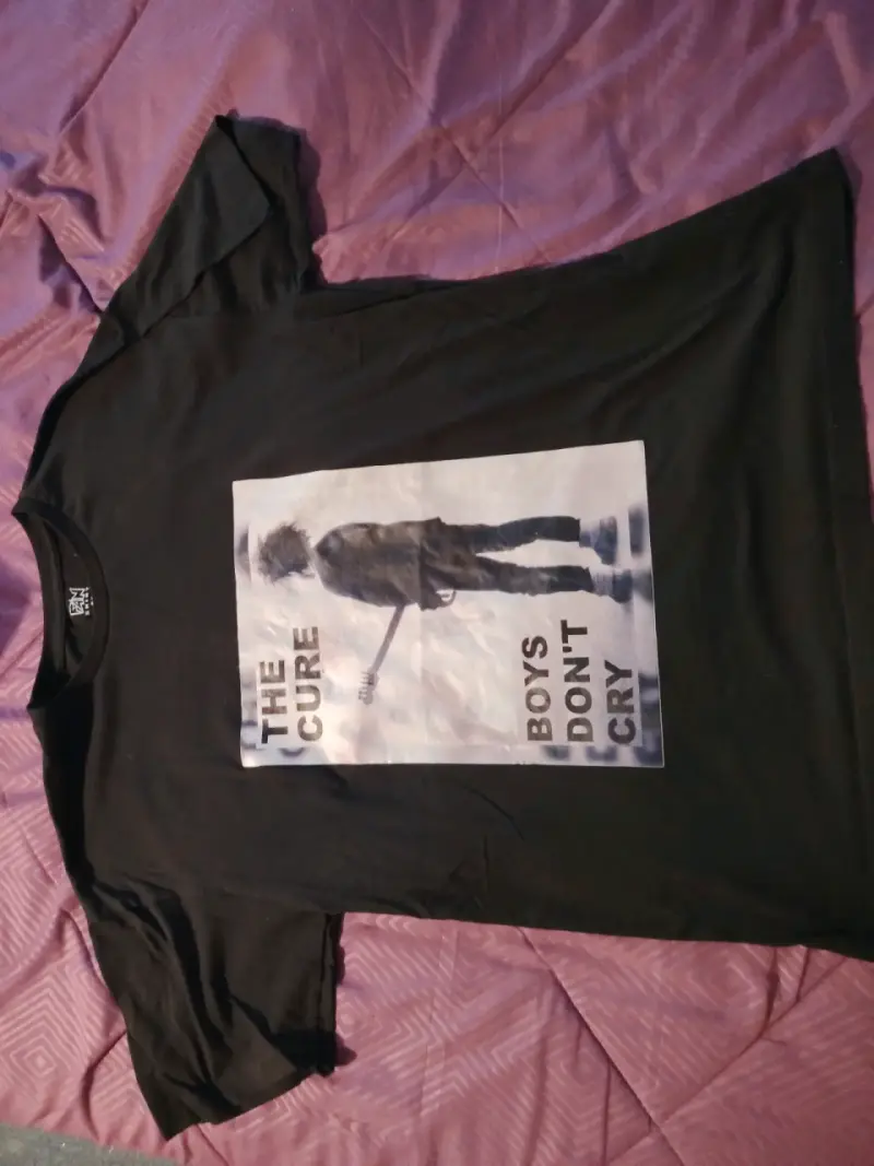 Polera negra The Cure Boys Don't Cry - 1