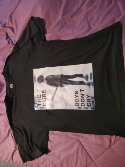 Polera negra The Cure Boys Don't Cry - miniatura 1
